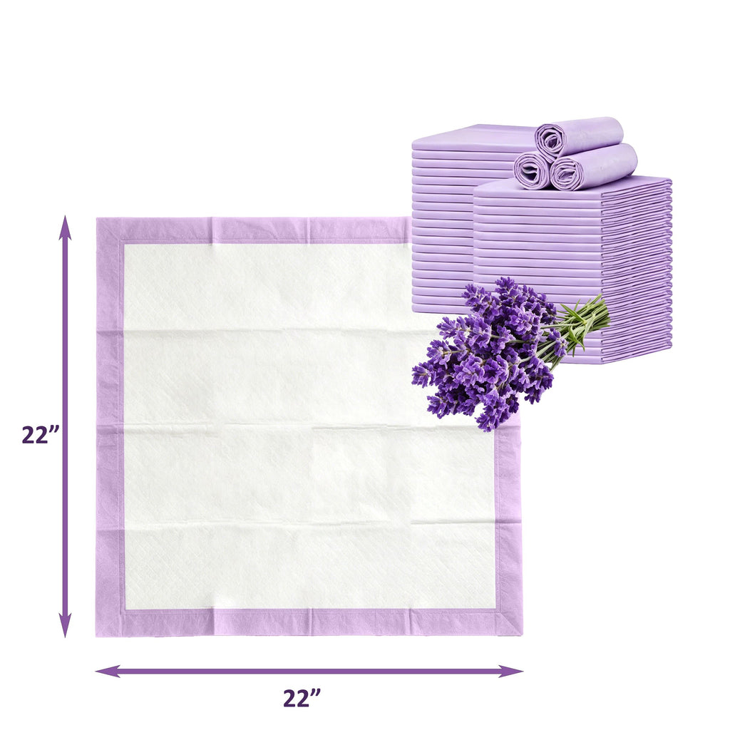 Vacayinsider Puppy Pads 22x22 in - Lavender Scented 30CT