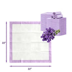 Vacayinsider Puppy Pads 22x22 in - Lavender Scented 30CT