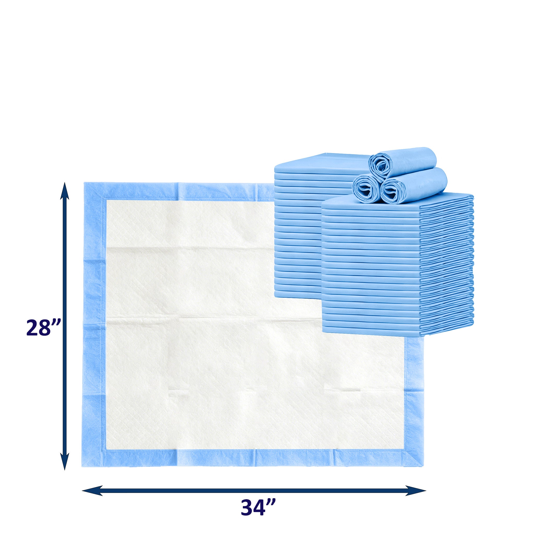 Vacayinsider Puppy Pads 28x34 in - Blue 30CT