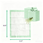Vacayinsider Cat Litter Pads 16.9x11.4 in - Light Green 20CT