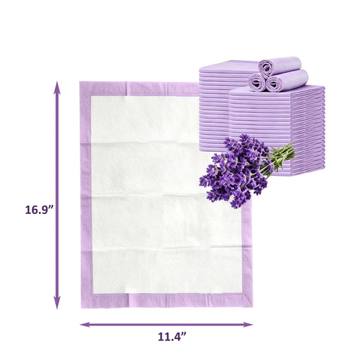 Vacayinsider Cat Litter Pads 16.9x11.4 in - Lavender Scented 20CT