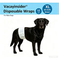 Vacayinsider Disposable Male Dog Wraps XL 12ct